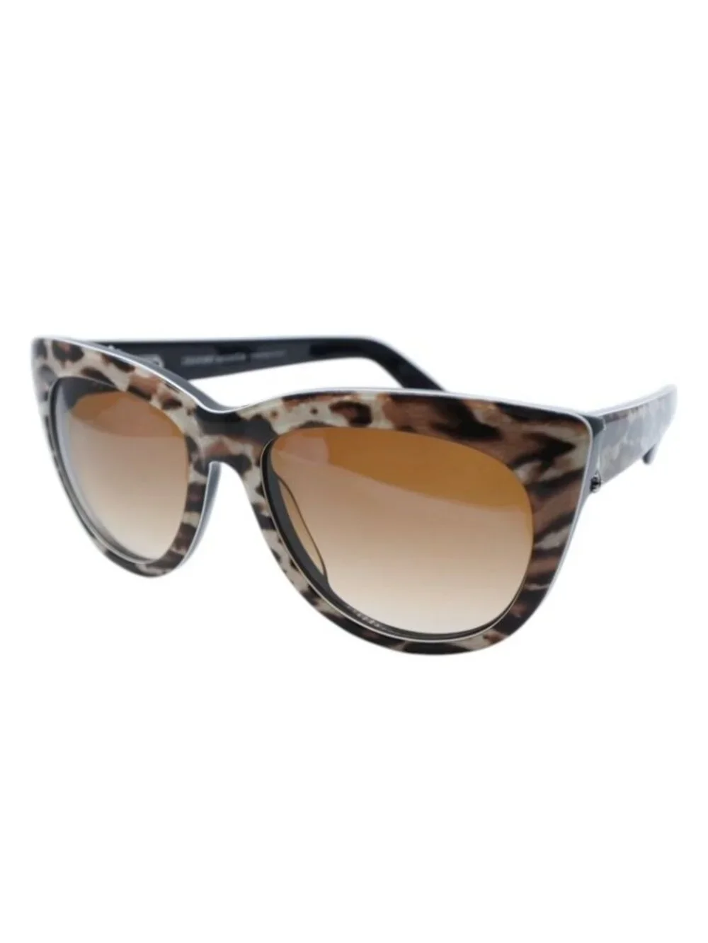 Chrome Hearts Lunchfax Sunglasses Eyewear 54 Leopard Print